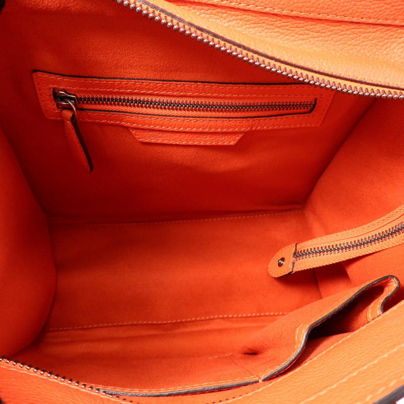 CELINE 牛皮皮革Micro Luggage手挽袋-4