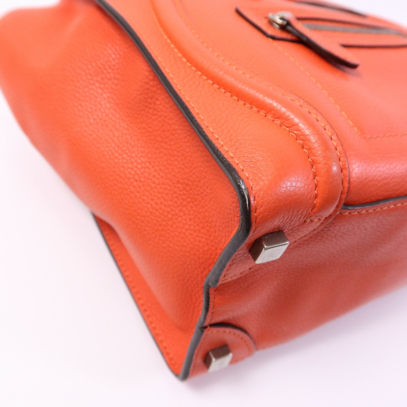 CELINE 牛皮皮革Micro Luggage手挽袋-9