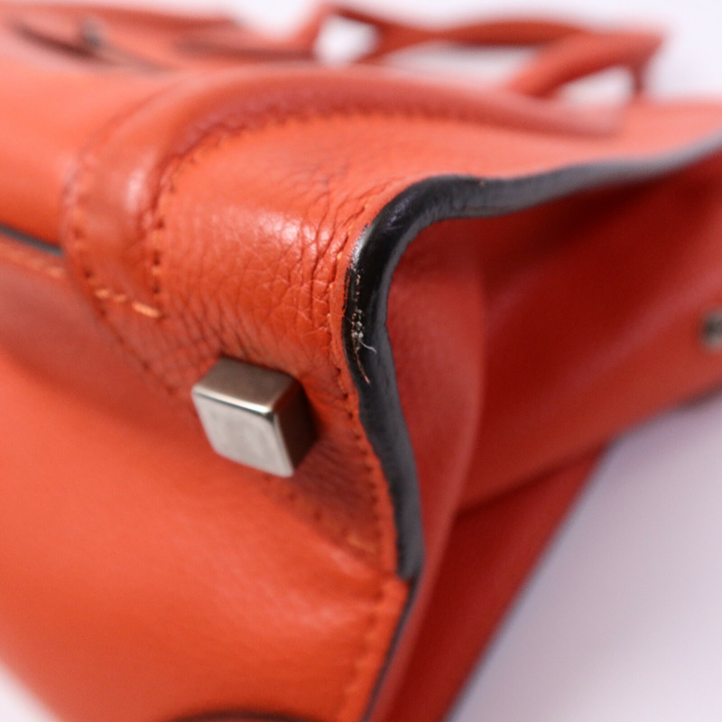 CELINE 牛皮皮革Micro Luggage手挽袋-13