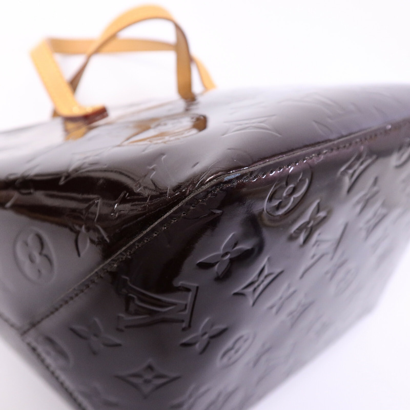 LOUIS VUITTON Monogram Vernis Bellevue PM手挽袋-10