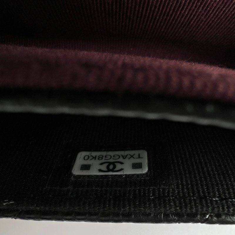 KESH 凱仕國際精品【經典入門、細節滿分】CHANEL Classic Card Holder 香奈兒經典翻蓋卡夾｜黑色魚子醬牛皮｜金扣-29