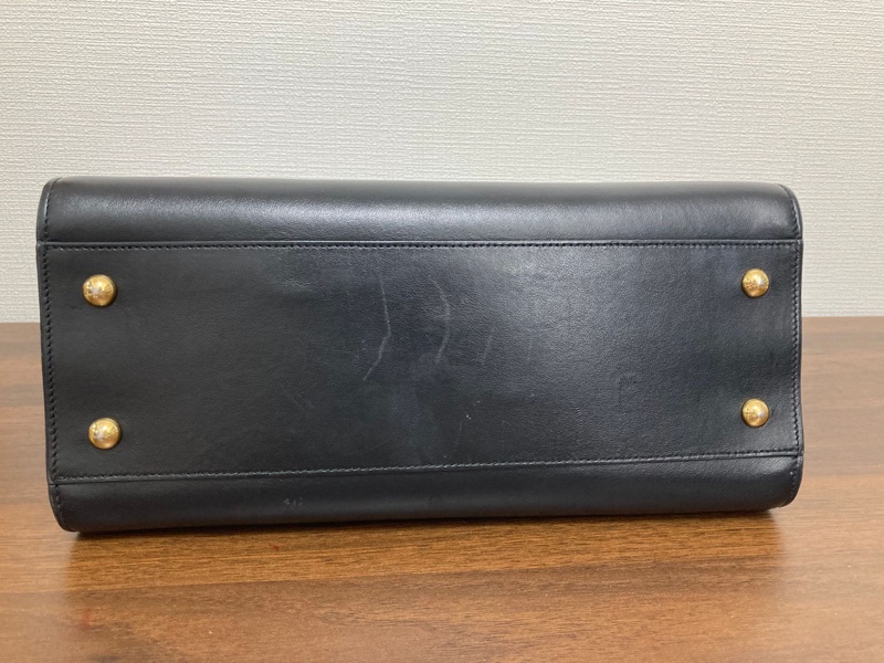 YSL Cabas 黑色手提肩背包-9