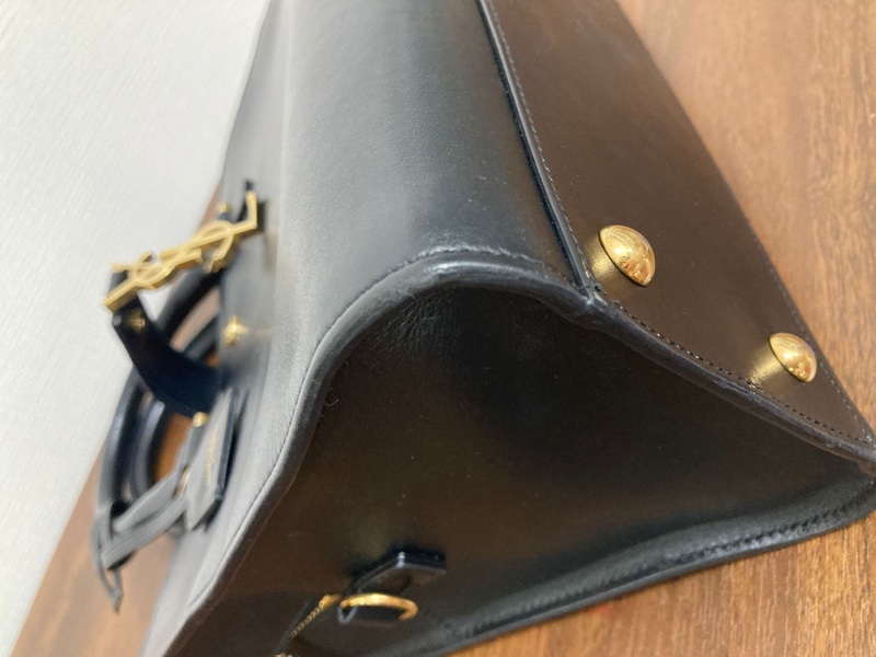 YSL Cabas 黑色手提肩背包-12