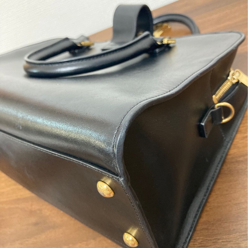 YSL Cabas 黑色手提肩背包-13