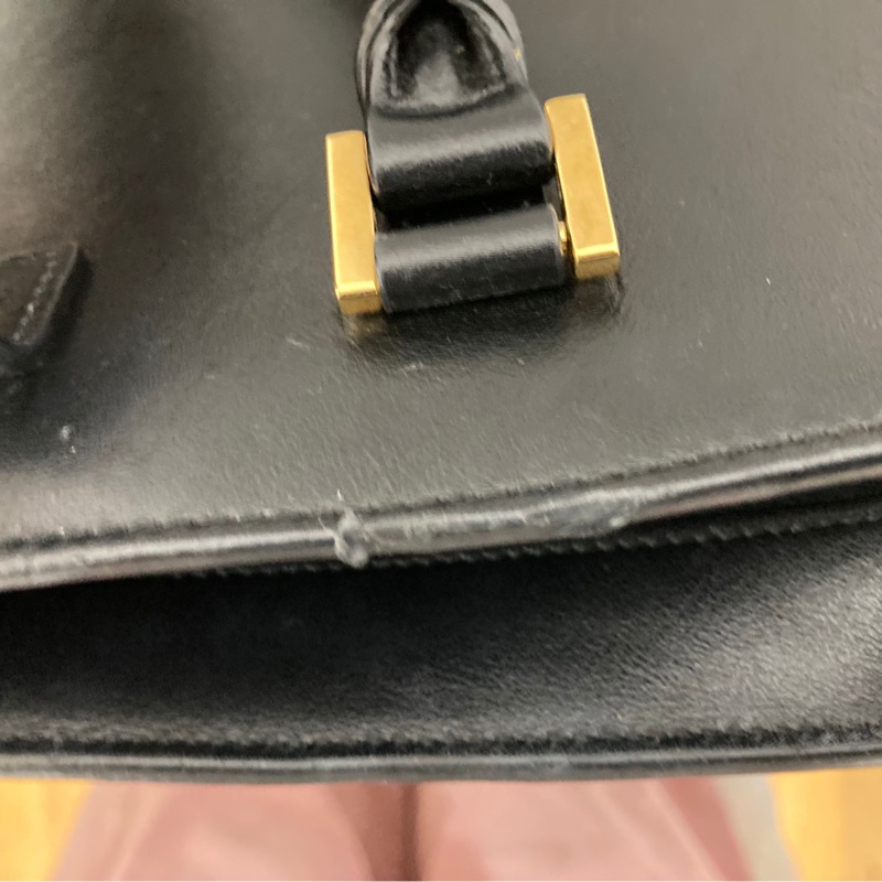 YSL Cabas 黑色手提肩背包-17