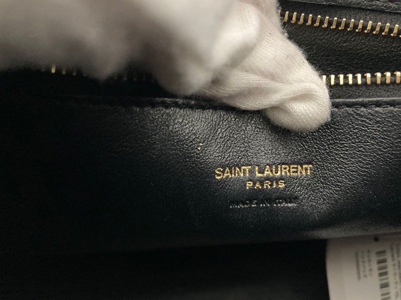 YSL Cabas 黑色手提肩背包-19