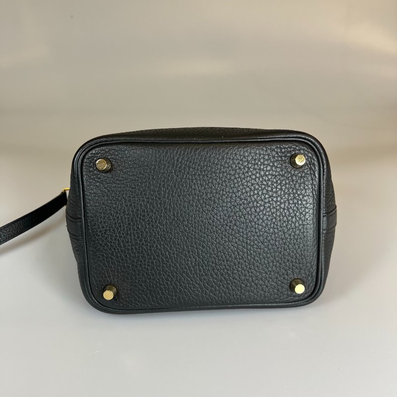 HERMES Z刻 黑金PICOTIN 18 菜籃子包-3