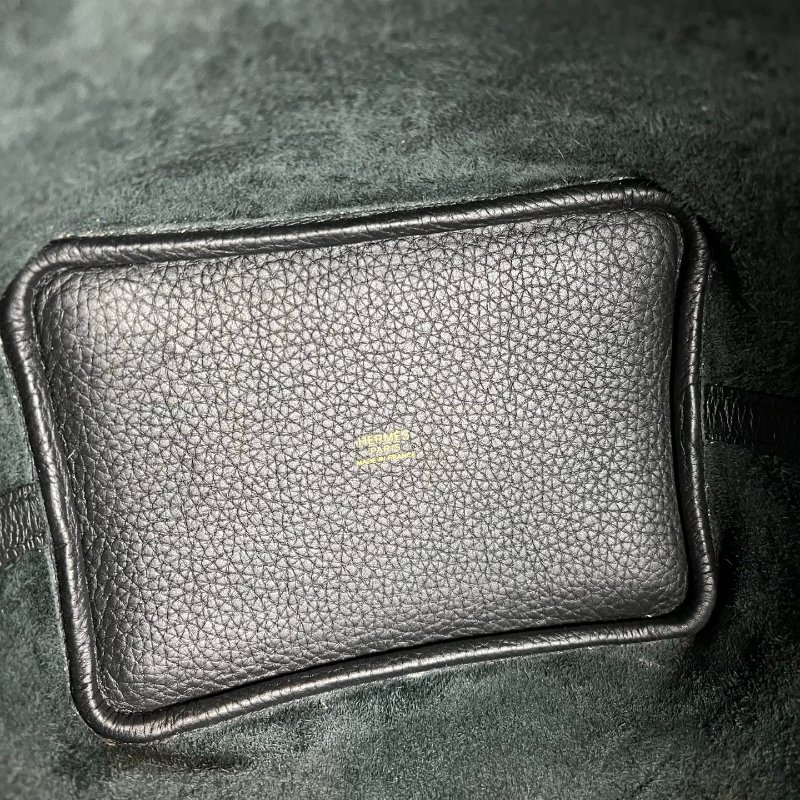 HERMES Z刻 黑金PICOTIN 18 菜籃子包-4