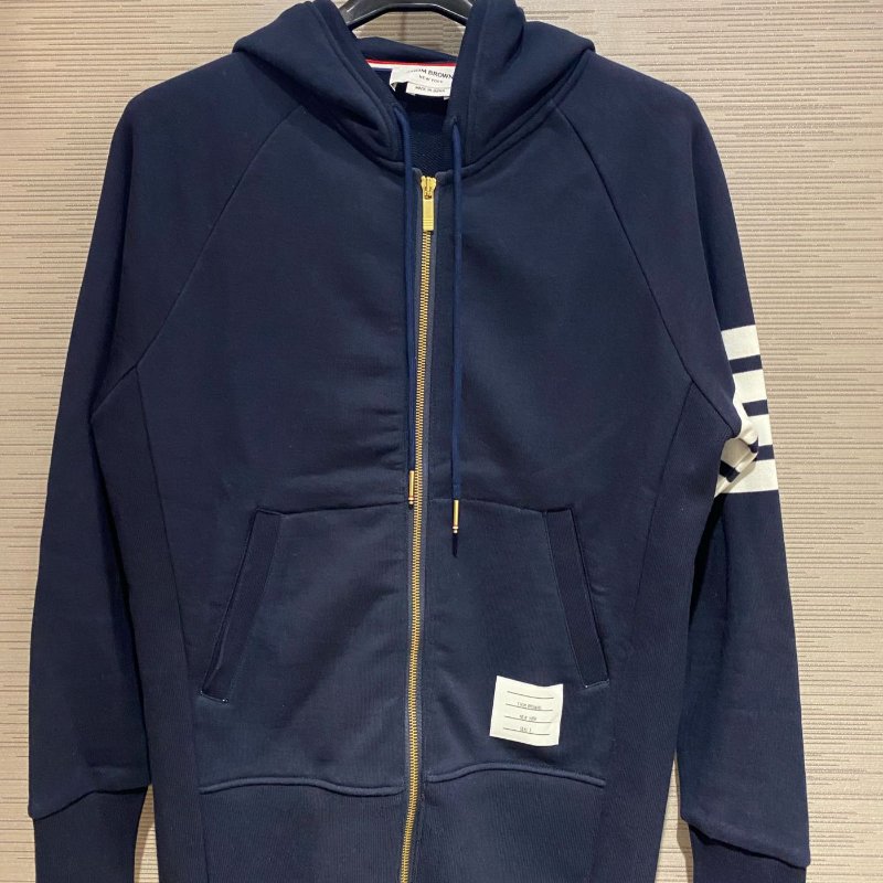 💎Han's house精品服飾💎 Thom Browne TB 4槓 衛衣 連帽 外套  原價30300-0