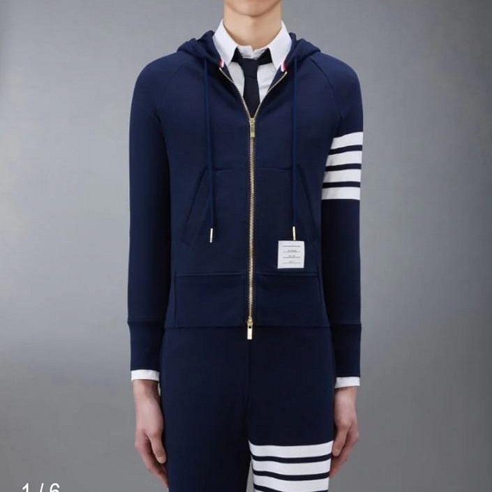 💎Han's house精品服飾💎 Thom Browne TB 4槓 衛衣 連帽 外套  原價30300-4