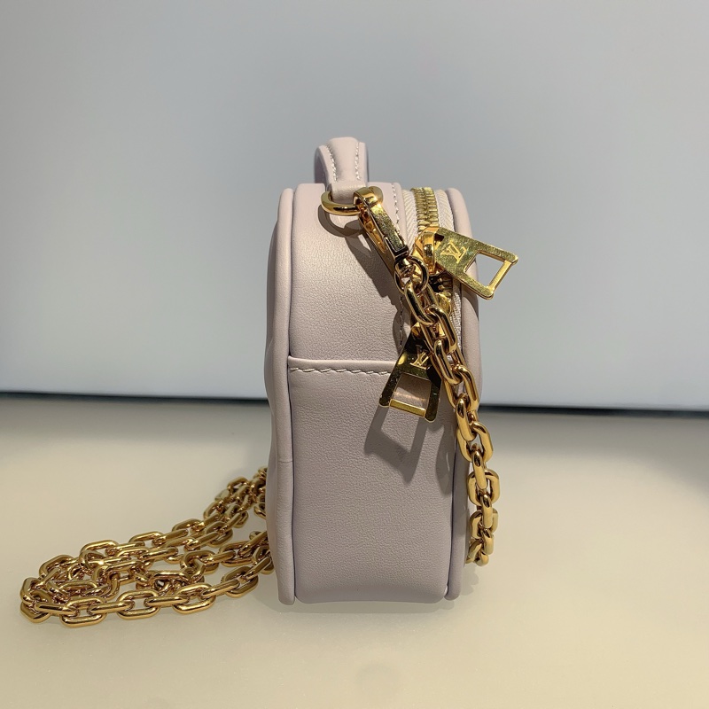 LV，情人節限量款紫色愛心包，尺寸14cm×12cm-2