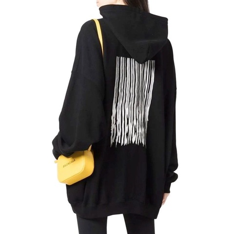 Balenciaga黑色連帽衛衣
