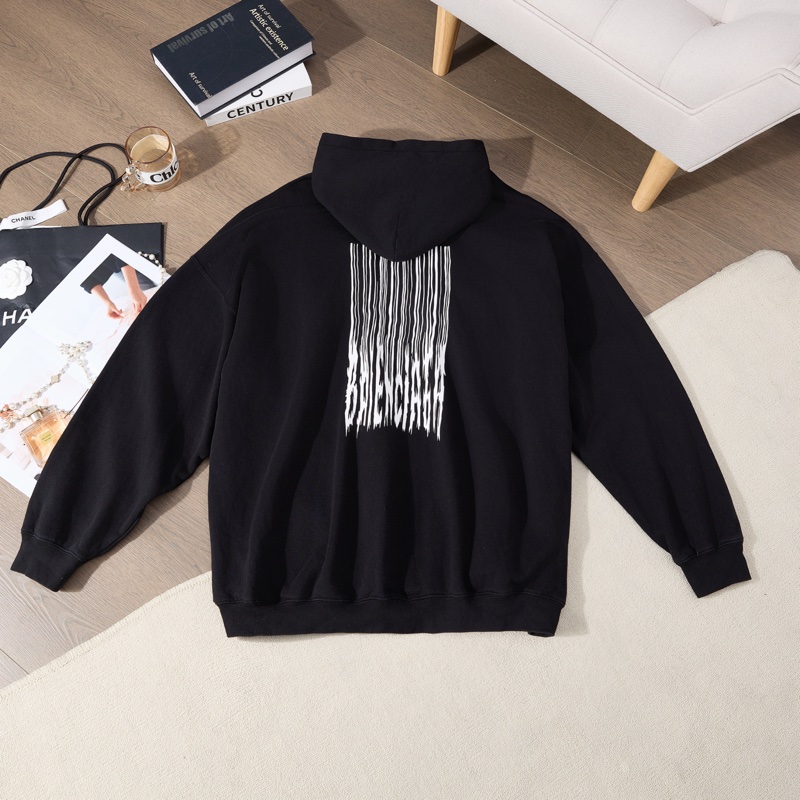 Balenciaga黑色連帽衛衣-7