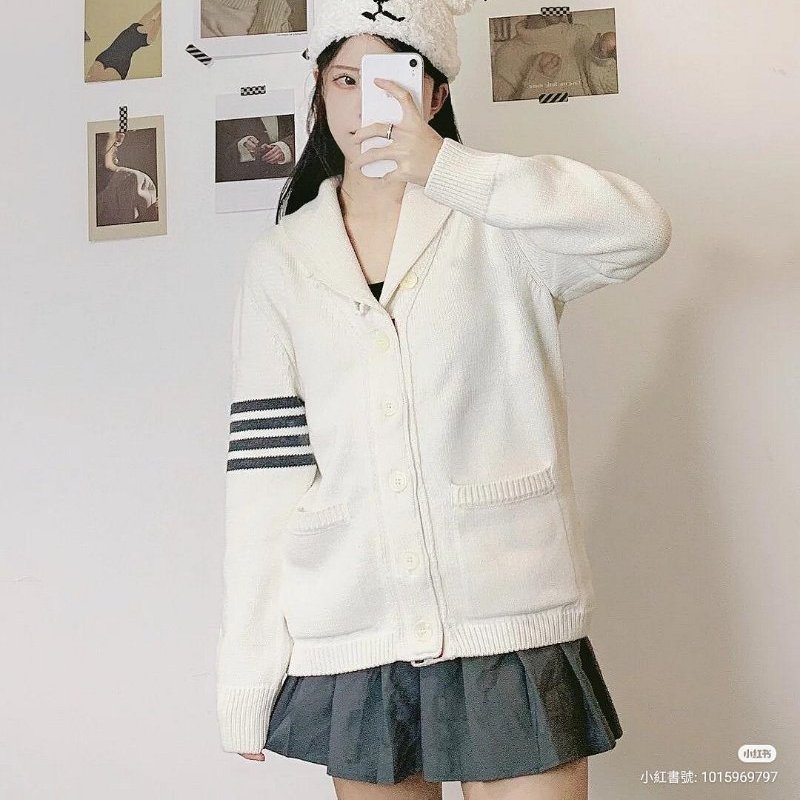 💎Han's house精品服飾💎 Thom Browne 針織 開衫 外套 男女共穿現貨 4 原價41600-4