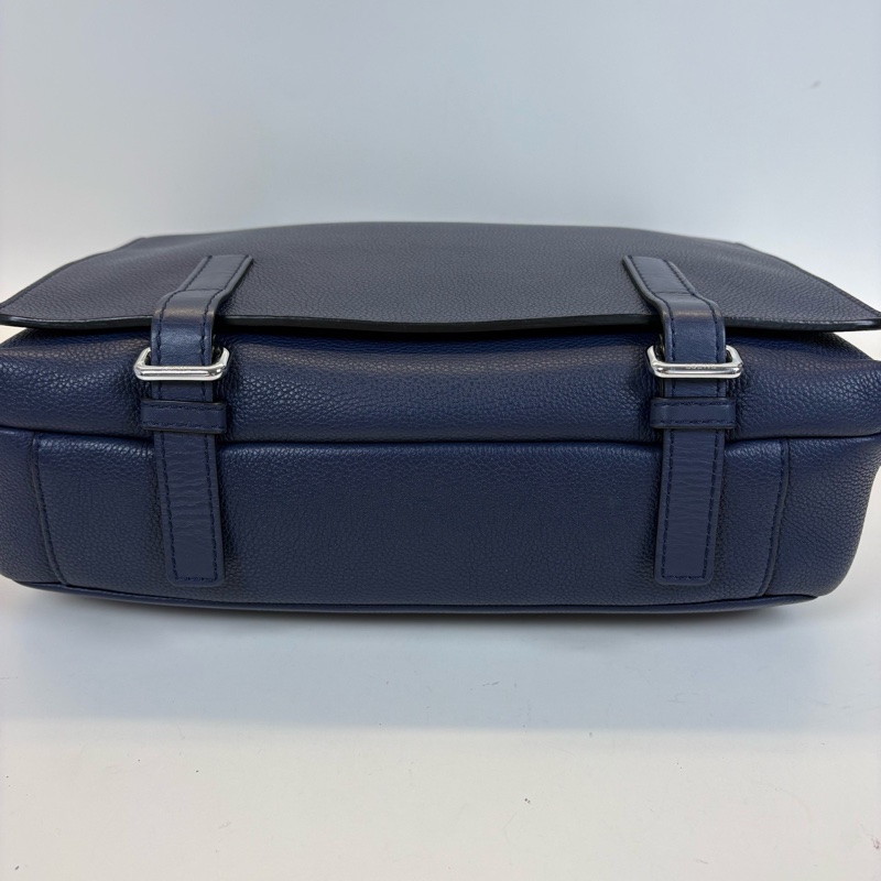 LOEWE/羅意威 羅意威男士斜挎包，藏藍色，牛皮 尺寸：32×25🈚附件-4