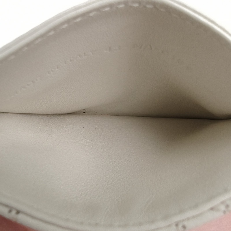 DIOR 拼色羊皮淺金扣2019愛心卡包情人節限定-4