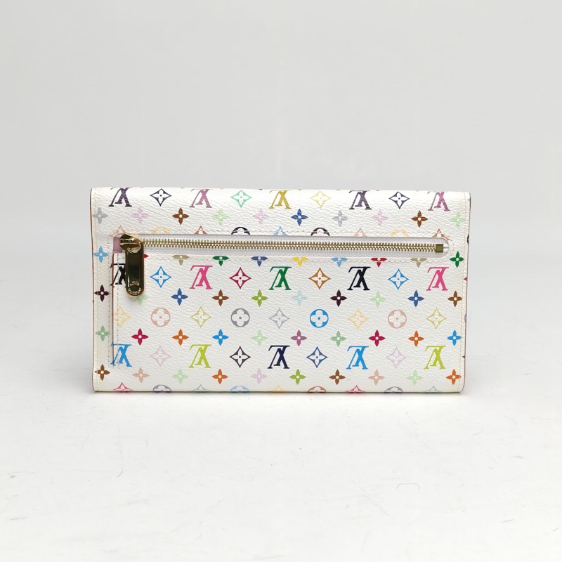 LOUIS VUITTON 白三彩PVC2011長款錢包-2