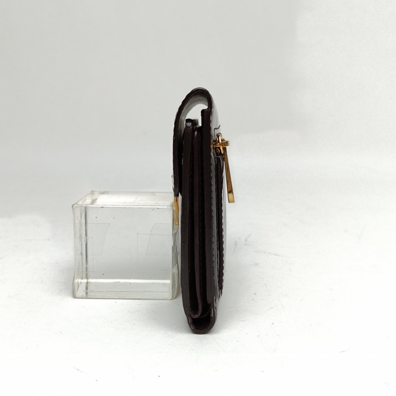 LOUIS VUITTON 車厘子紅漆皮2008短款三折錢包-1
