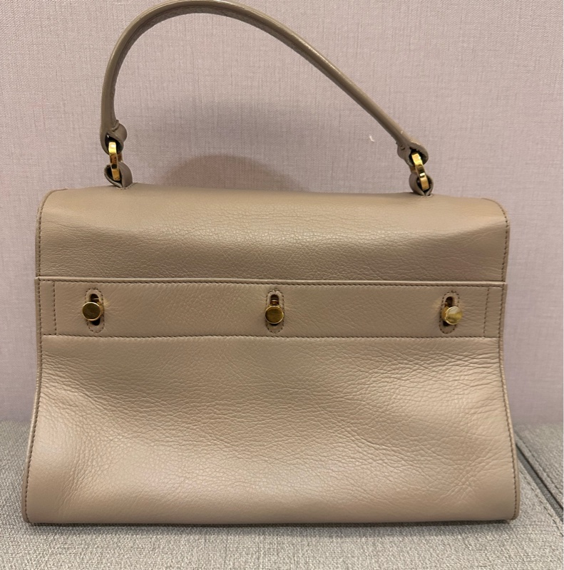 YSL聖羅蘭Muse系列 奶茶色小號-7