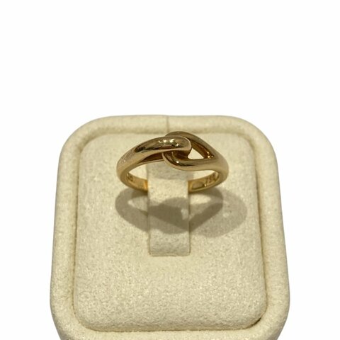 TIFFANY&CO 蒂芬妮  KNOT RING 戒指 18K黃金  #48