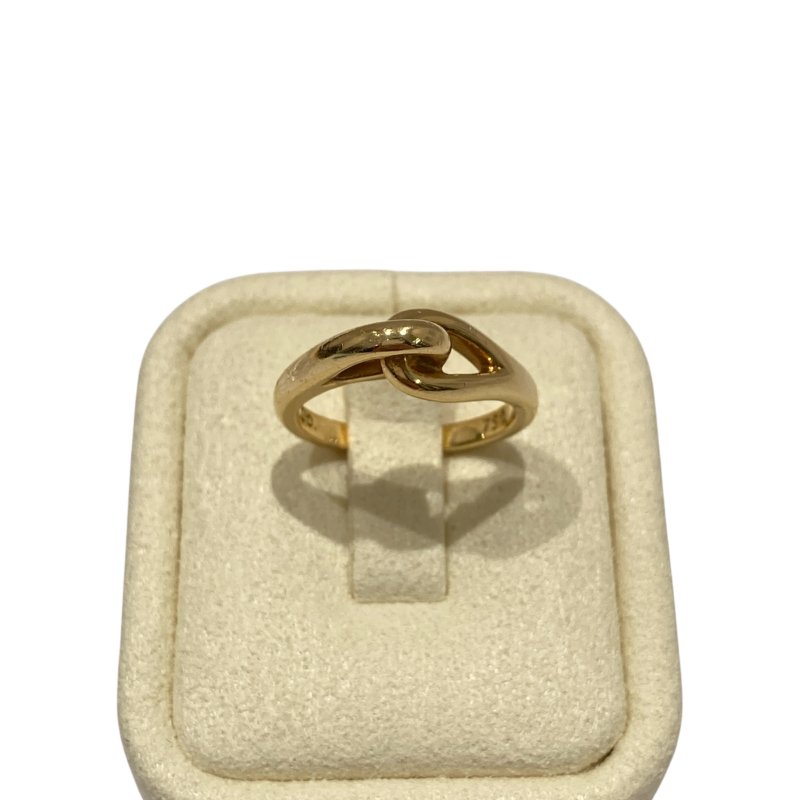 TIFFANY&CO 蒂芬妮  KNOT RING 戒指 18K黃金  #48-0
