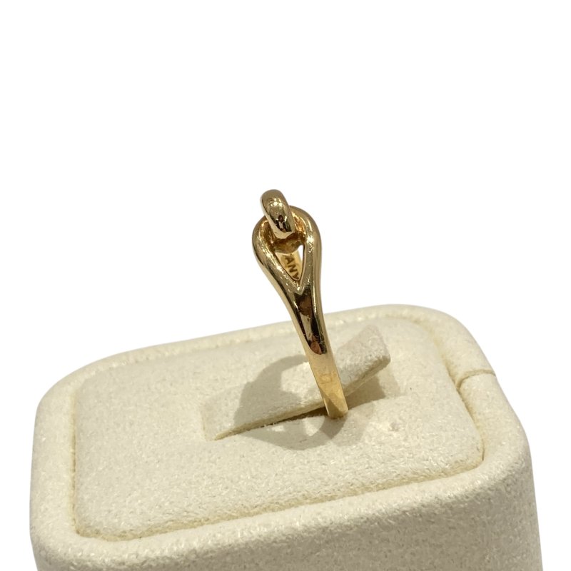 TIFFANY&CO 蒂芬妮  KNOT RING 戒指 18K黃金  #48-1