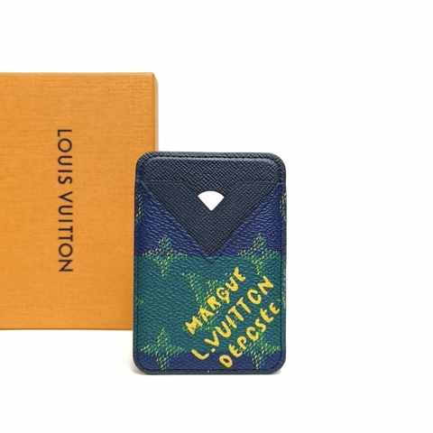 LOUIS VUITTON 藍色PVC25秋冬卡包