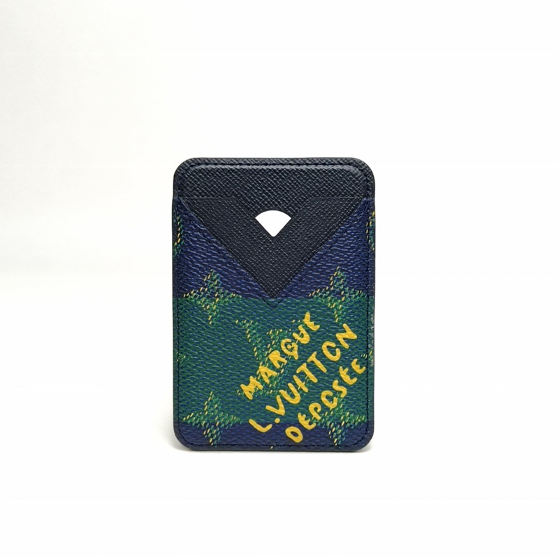 LOUIS VUITTON 藍色PVC25秋冬卡包-1