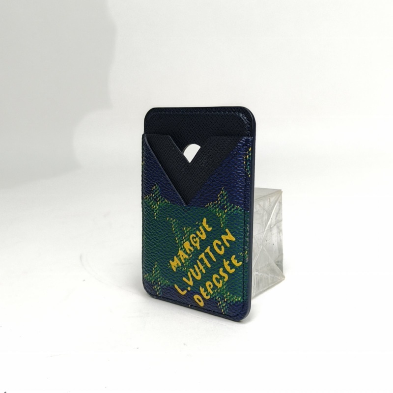 LOUIS VUITTON 藍色PVC25秋冬卡包-3