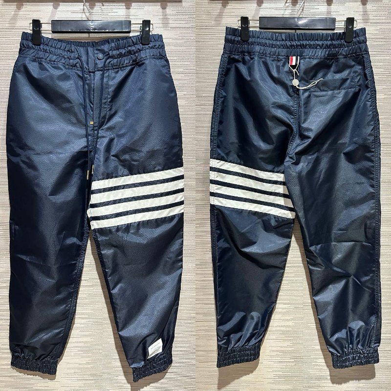 💎Han's house精品服飾💎THOM BROWNE TB 尼龍 四槓 長 褲 意大利製 現貨1 原價34600-0