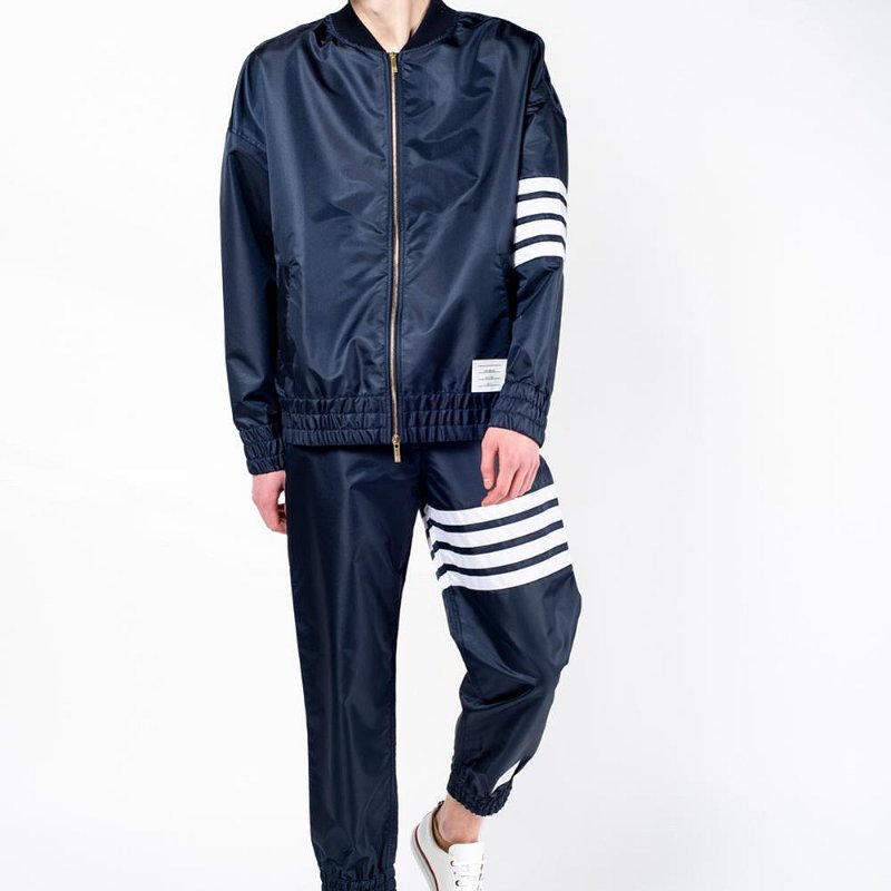 💎Han's house精品服飾💎THOM BROWNE TB 尼龍 四槓 長 褲 意大利製 現貨1 原價34600-6