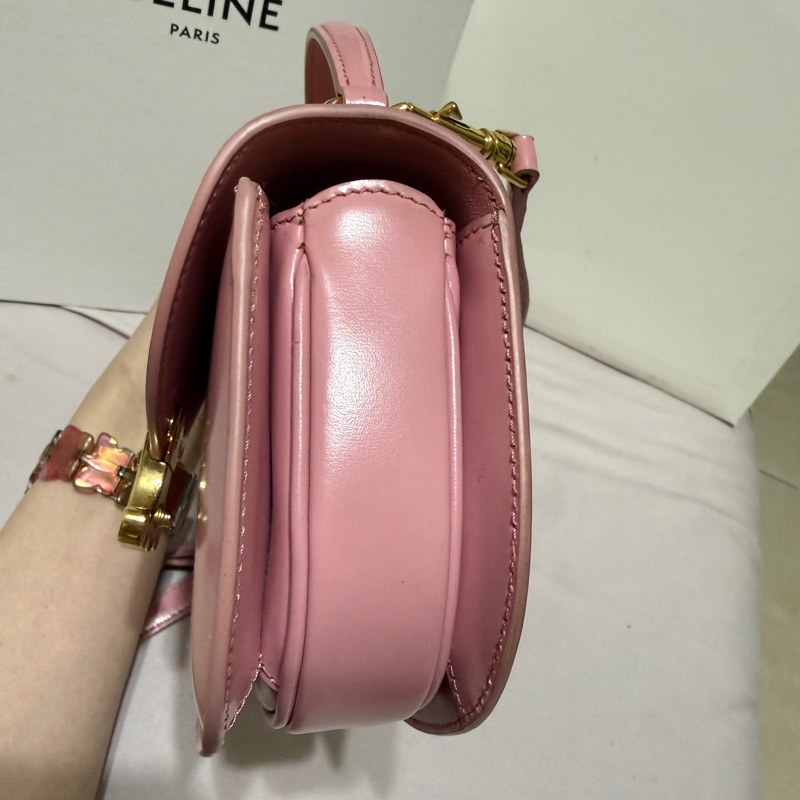 🌸Celine Besace mini rose-3