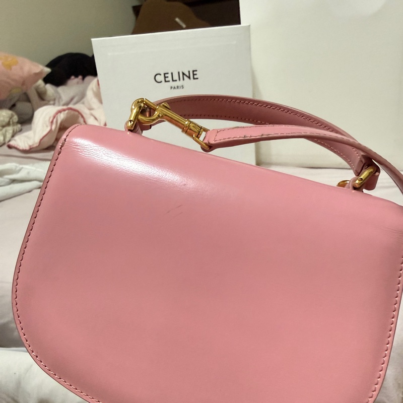 🌸Celine Besace mini rose-6