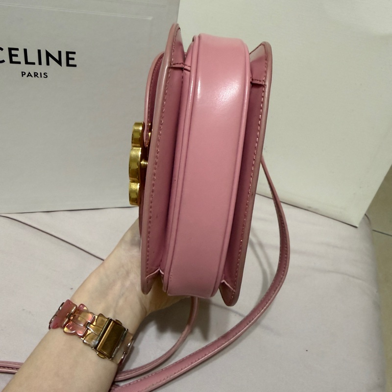 🌸Celine Besace mini rose-7
