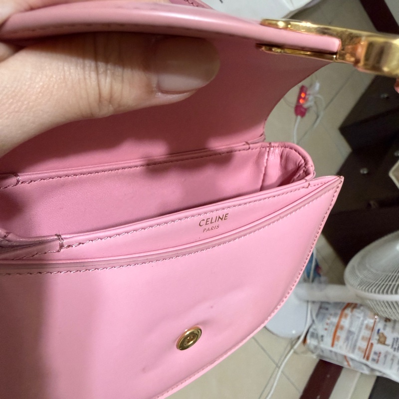 🌸Celine Besace mini rose-8