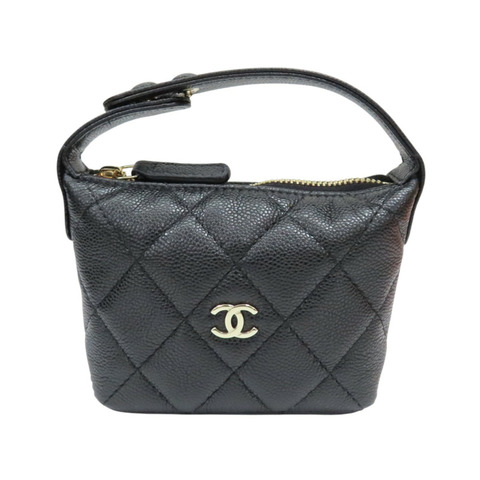 黑色 菱格紋 牛皮 Mini Bag 小包 手提包【CHANEL 香奈兒】
