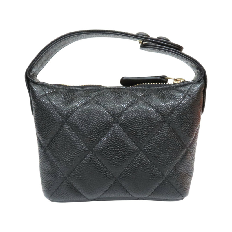 黑色 菱格紋 牛皮 Mini Bag 小包 手提包【CHANEL 香奈兒】-1