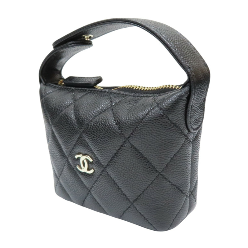 黑色 菱格紋 牛皮 Mini Bag 小包 手提包【CHANEL 香奈兒】-2