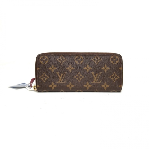 LOUIS VUITTON LV經典長款拉鏈錢包老花PVC2015