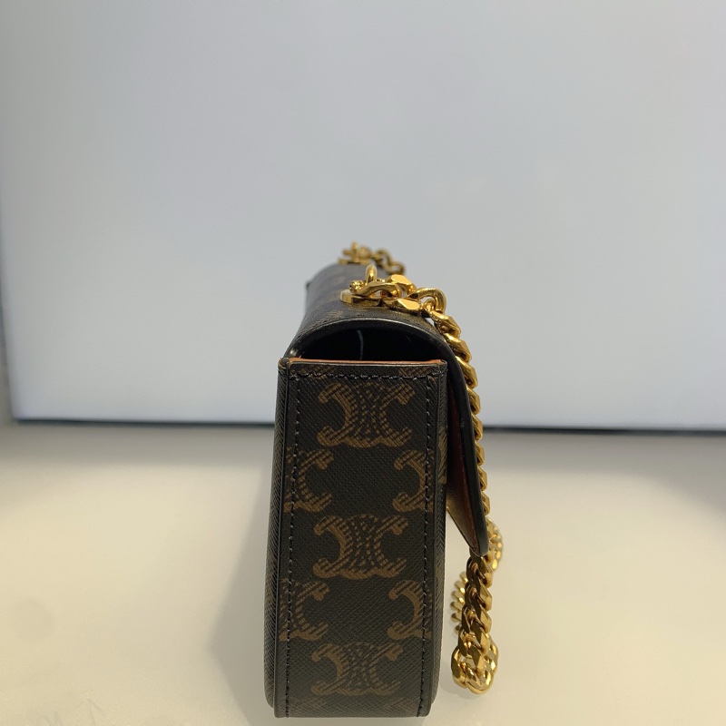 Celine/賽琳 21秀款 老花凱旋門 法棍 腋下包 肩背包尺寸：29.5*14*3cm-2