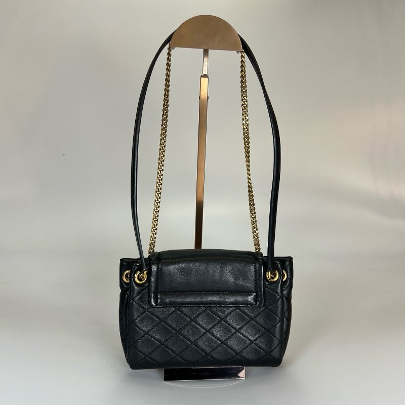 YSL 672738  黑金NOLITA肩背包-1