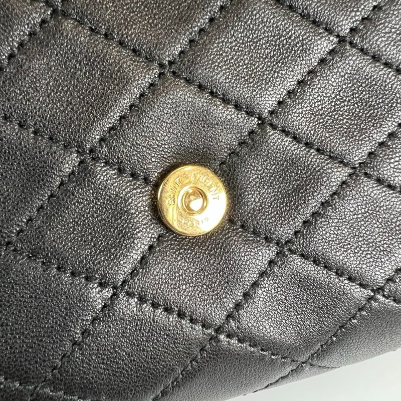 YSL 672738  黑金NOLITA肩背包-7