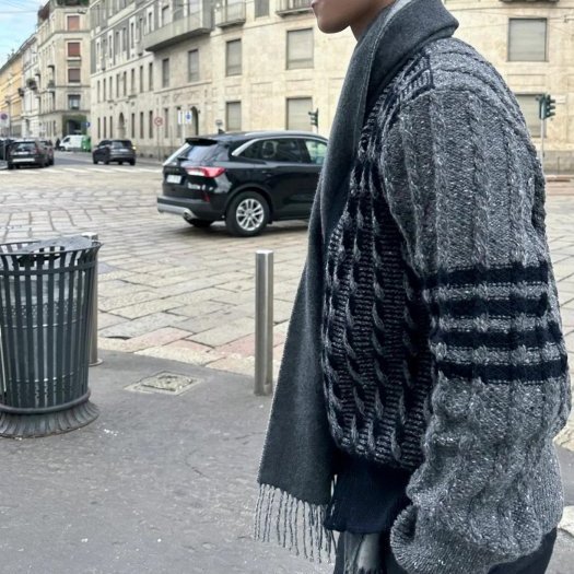 💎Han's house精品服飾💎Thom Browne TB 毛衣 開衫 外套 愛爾蘭製造 現貨2 原價42000-5