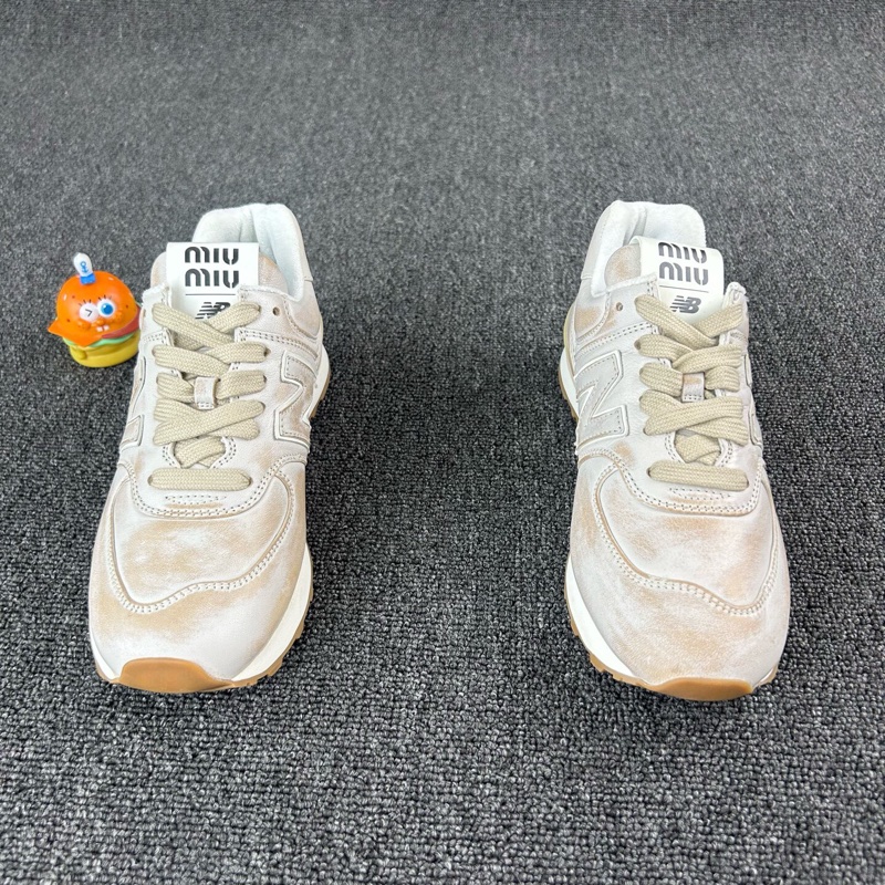 99新 MiuMiu繆繆做舊運動鞋 尺碼：37 碼🧡-1