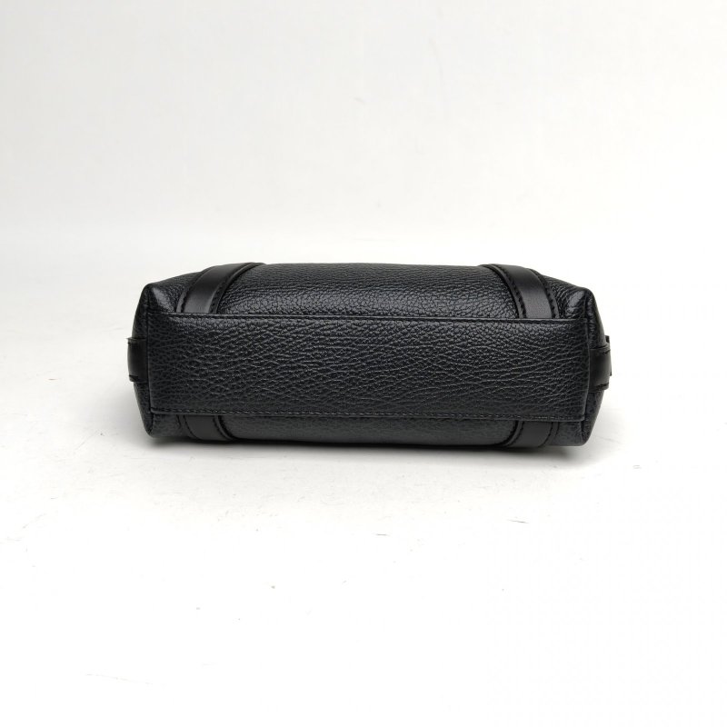 LOUIS VUITTON 黑色牛皮羊皮晶片Bikernano肩背包-4