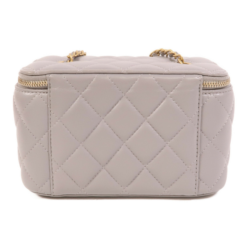 CHANEL 羊皮皮革Vanity Case With Gold Ball肩背袋-1