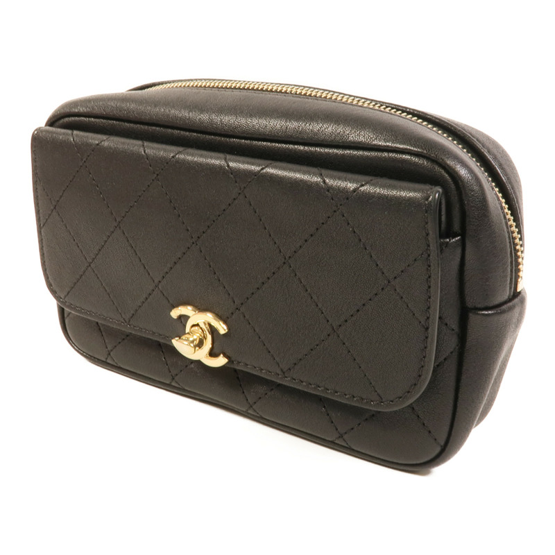 CHANEL 牛皮皮革Waist Bag腰包-2