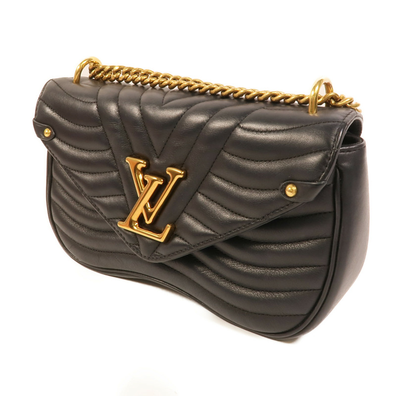 LOUIS VUITTON 牛皮皮革New Wave MM肩背袋-2