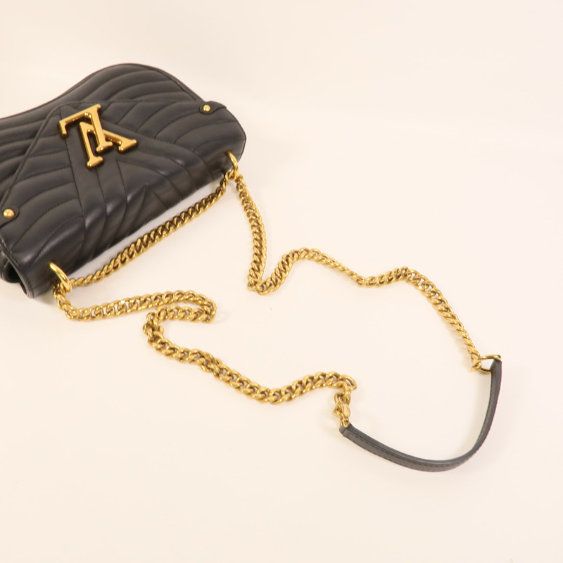 LOUIS VUITTON 牛皮皮革New Wave MM肩背袋-4