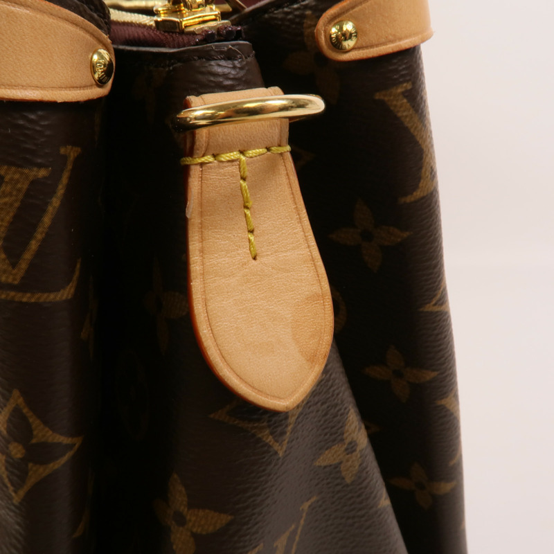 LOUIS VUITTON Monogram Soufflot MM金扣手挽肩背兩用袋-14